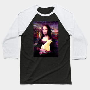 monalisa had a cockatoo - vaporwave Baseball T-Shirt